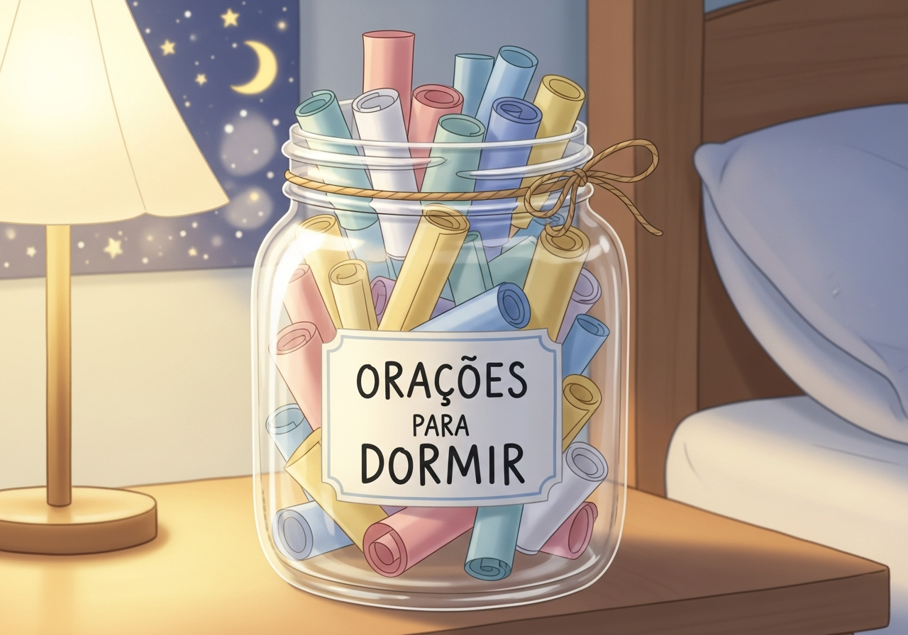 Potinho com Orações para Dormir